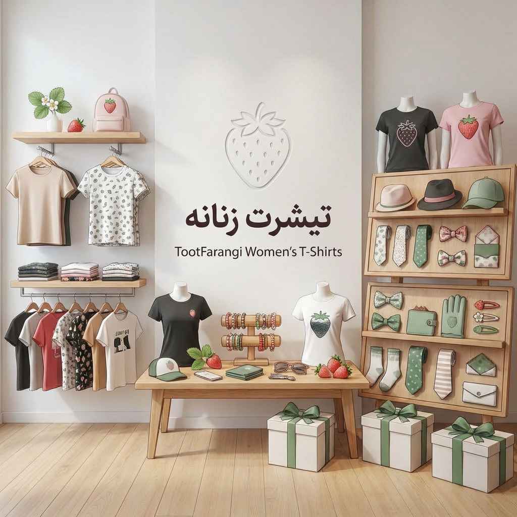 خرید انواع تیشرت زنانه زنانه